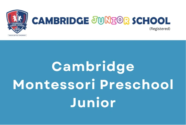 Cambridge Montessori Preschool Junior logo