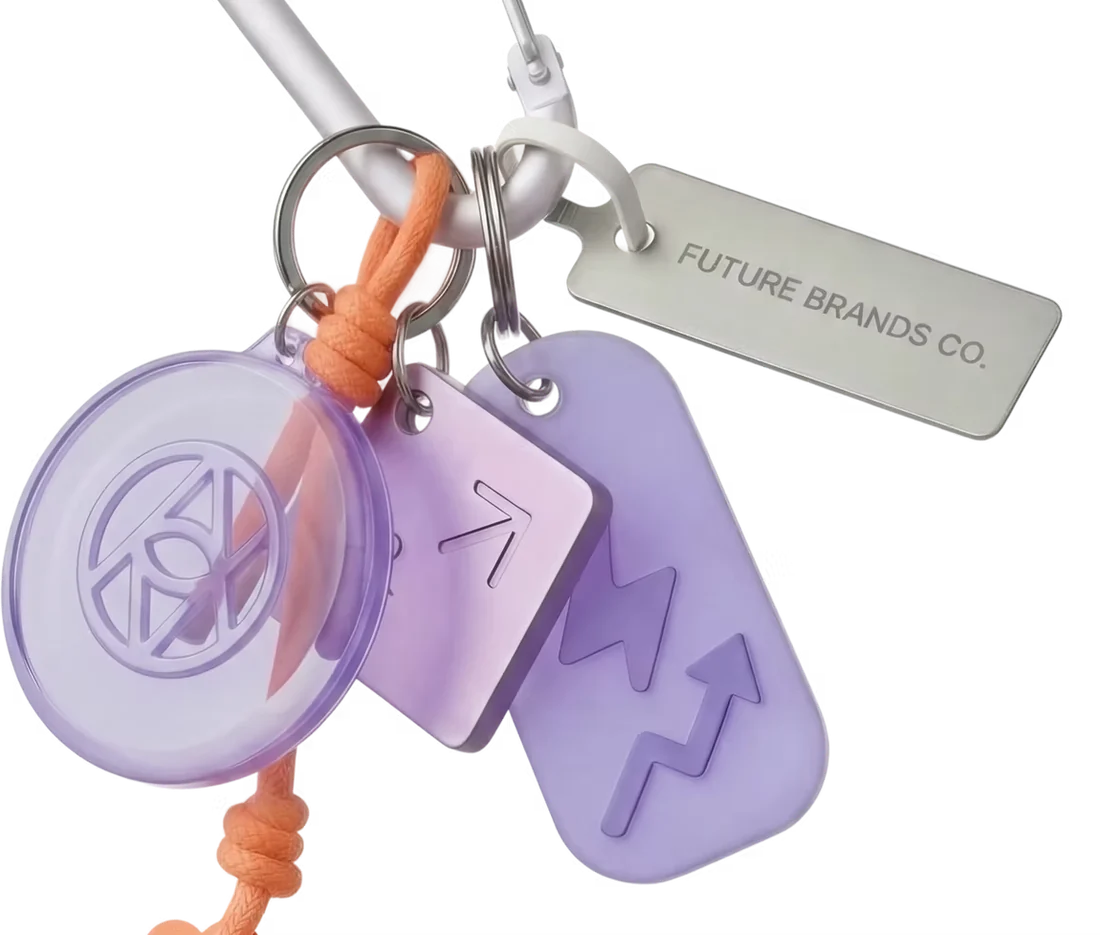 Branded key tags and merchandise designed by Adzone